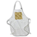 Apron - Modern Black and image Of Gold Ornamental Diamond Geometric Pattern Patterns