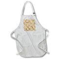 Apron - Glam Pink Sprinkles Donuts On An Image Of Gold Background Pattern Patterns