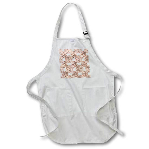 Apron - Glam Image Of Rose Gold Dahlia Flower Pattern Patterns