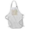 Apron - Glam Image Of Gold Image Of Glitter Giraffe Print Pattern Patterns