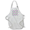 Apron - Pink, Green, Aqua Zebra Pattern Patterns