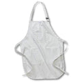 Apron - Glam Image Of Silver White Dragon Scales Pattern Patterns