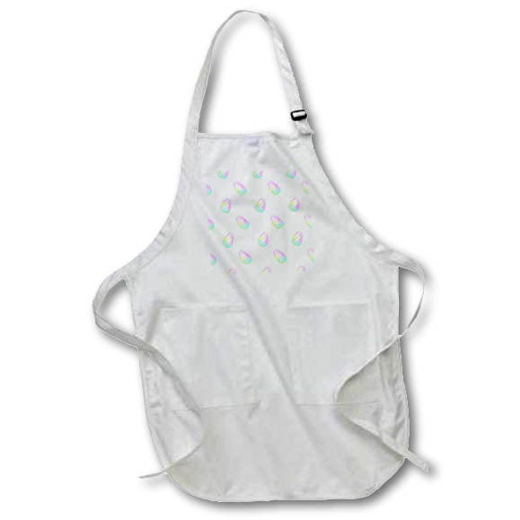 Apron - Cute Pink, Yellow, Green Cotton Candy Pattern Patterns