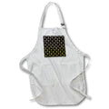 Apron - Art Deco Image Of Gold and Black Tulip Pattern Patterns