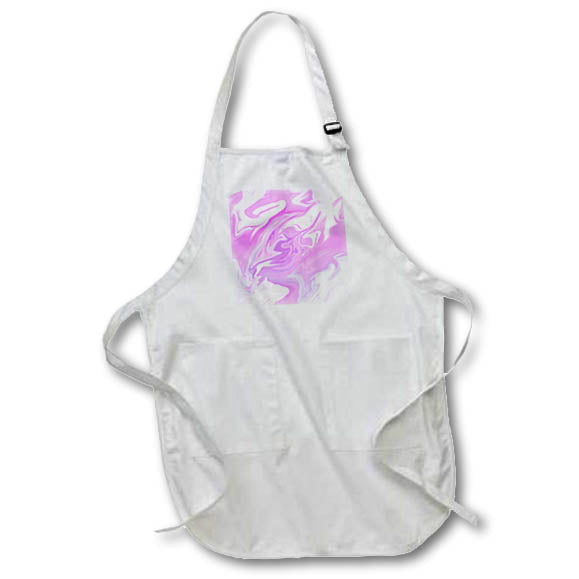 Apron - Modern Pink and Purple Image Of Marble Abstract Patterns