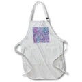 Apron - Blue and Purple Image Of Glitter Patterns