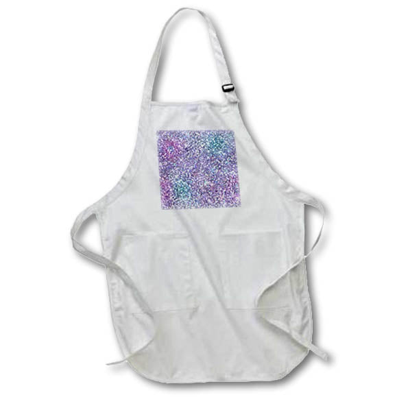 Apron - Blue and Purple Image Of Glitter Patterns