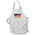 Apron - Cute Dripping Image Of Ice Cream Patterns