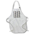 Apron - Musical pattern of two dancers dancing to music. Creative Studios – Dance and Music
