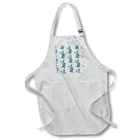 Apron - Cute dental design of a dentist figure in a dentist chair. Creative Studios – Dentist