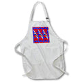 Apron - SCUBA diver inside red and white DIVE flag pattern. Creative Studios – SCUBA Diving