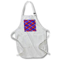 Apron - Scuba pattern for women who love to DIVE Like A Girl on a blue map. Creative Studios – SCUBA Diving