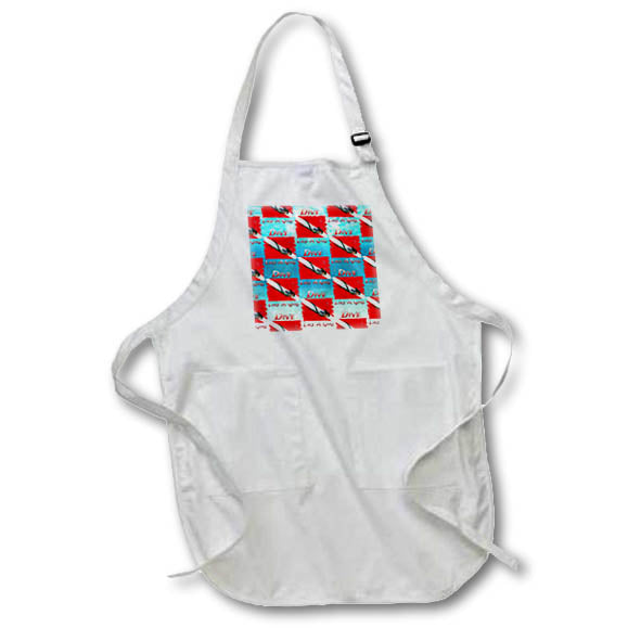Apron - Underwater Scuba dive pattern for women who love to DIVE Like A Girl. Creative Studios – SCUBA Diving
