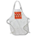 Apron - SCUBA diver pattern with DIVE flag over a vintage Florida Keys map. Creative Studios – SCUBA Diving