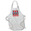 Apron - Underwater pattern of SCUBA Diver with white and red DIVE flag. Creative Studios – SCUBA Diving
