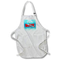 Apron - Underwater men SCUBA diver design with DIVE flag in red and white. Creative Studios – SCUBA Diving