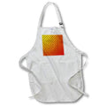 Apron - A cute bat pattern on a yellow and orange background Halloween - Tiny Bats Orange