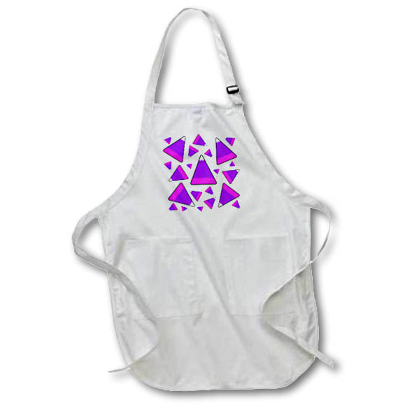 Apron - Cute candy corn in pink and purple Halloween - Pink Candy Corn