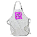 Apron - Its a girl in pretty lavender hearts Baby - Its A Girl Lavender Hearts