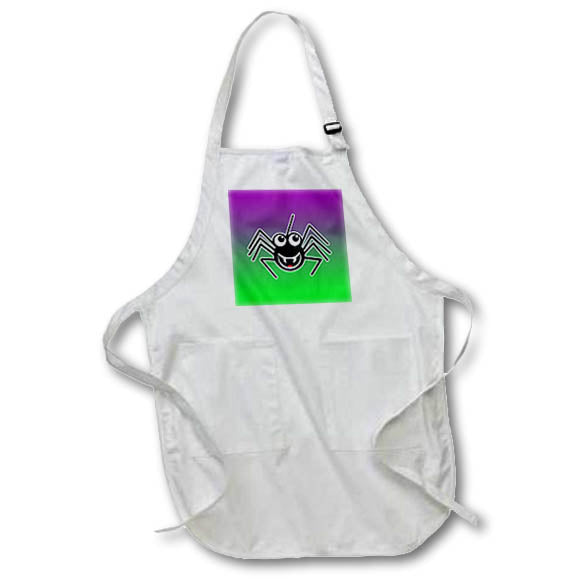 Apron - How cute is this little smiling spider Very cute Halloween - Smiling Spider