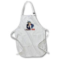 Apron - Uncle Sam I Want You Americana Vintage Style White Background Vector Art - Uncle Sam