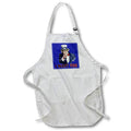 Apron - Uncle Sam I Want You Americana Vintage Style Blue Background Vector Art - Uncle Sam