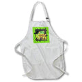 Apron - Red Eyed Tree Frog Artistic Vector Vector Art - Tree Frog