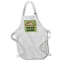 Apron - Herp Derp Cute Toad Vector Vector Art - Common Toad