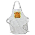 Apron - Anatomy of A Toad Black Outline Art Isolated Acrylic Painting - Bufo Bufo Common Toad