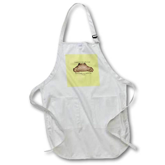 Apron - I Used To Be A Prince - Now I Am Just A Horny Toad Vector Art - Toad Humor