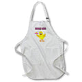 Apron - Cute Funny Flower Chick Chicken with Coneflower Flower Cartoon Funny