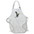 Apron - Funny Cute Alligator Playing Golf Sports Cartoon Sports and Hobbies