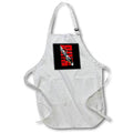 Apron - Dive with this woman SCUBA Master with red and white dive flag. Creative Studios – SCUBA Diving