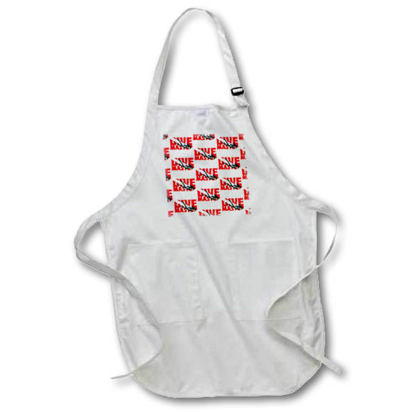 Apron - Female SCUBA Dive Master pattern on a vintage nautical map. Creative Studios – SCUBA Diving