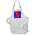 Apron - SCUBA Dive Master diver on a blue nautical map. Creative Studios – SCUBA Diving