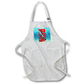 Apron - Open water SCUBA Dive Master diver with diver flag. Creative Studios – SCUBA Diving