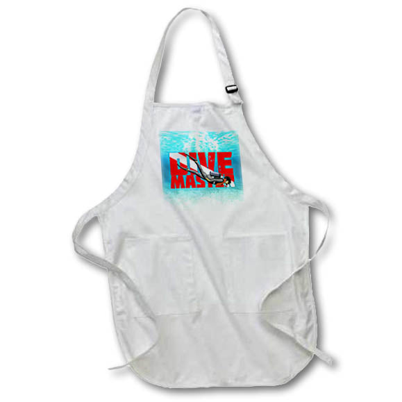 Apron - Open water SCUBA Dive Master design for your dive buddy. Creative Studios – SCUBA Diving