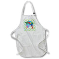 Apron - Dominican Republic Caribbean beach parrot on a pineapple pattern. Creative Studios – Dominican Republic