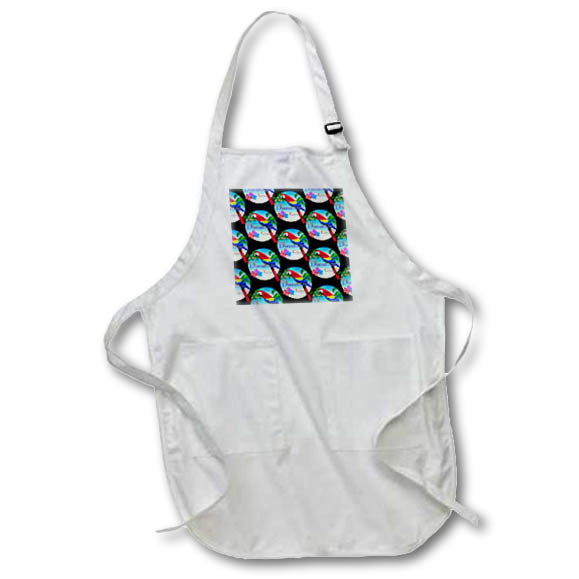 Apron - A Dominican Republic parrot pattern for your Caribbean vacation. Creative Studios – Dominican Republic