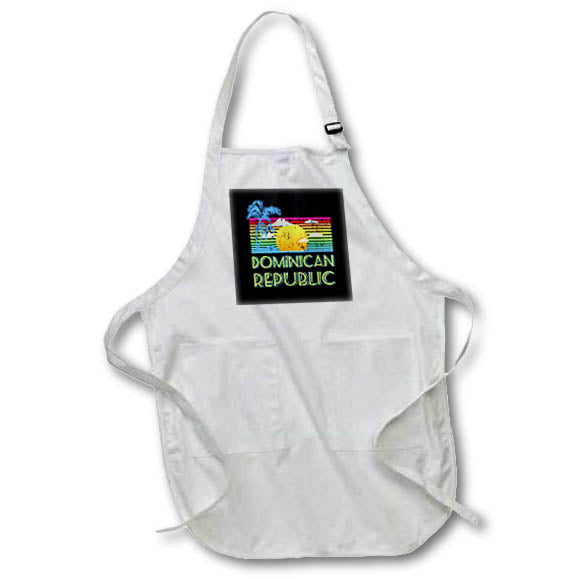 Apron - A retro Caribbean beach design for the tropical Dominican Republic. Creative Studios – Dominican Republic