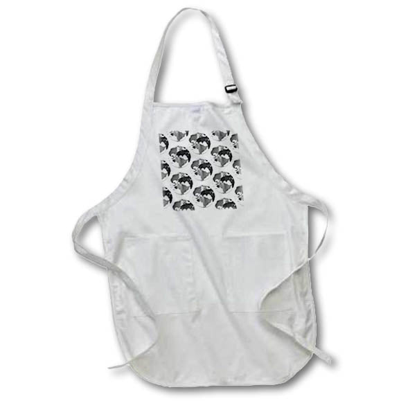 Apron - Cool metal globe of the Earth pattern. Creative Studios – Earth