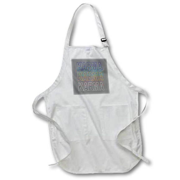 Apron - shades of karma graphics - Karma Zen