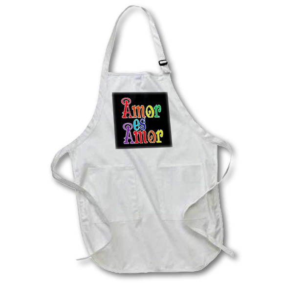 Apron - amor es amor graphics - Latina