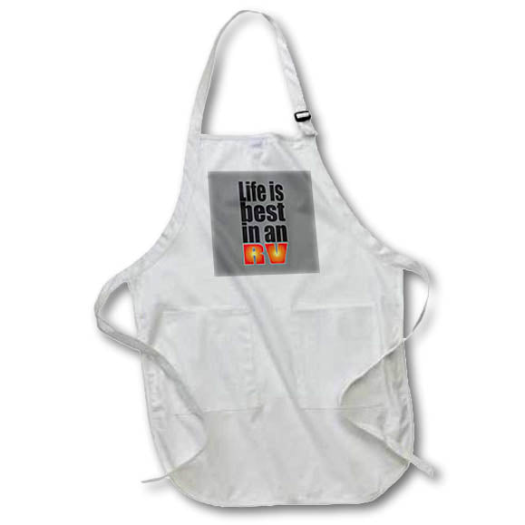 Apron - life is best in an rv graphics - Recreational vehicles