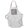Apron - Just Wreck Everything Messy Artist Paint Spatter White Text Typography - Urban Art