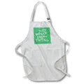 Apron - Just Wreck Everything White Grunge Grafitti Typography - Urban Art