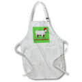 Apron - Sheep Wearing Santa Hat And Pun Fleece Navidad Illustration - Feliz Navidad