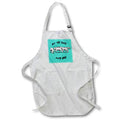 Apron - Get The Flock Outa Here Text and Sheep Illustration Illustration - Sheep Humor
