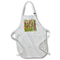 Apron - Red Poppies And Wheat Realistic Art II Acrylic Painting - Wildflowers