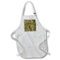 Apron - Red Poppies In A Wheat Field Painting Acrylic Painting - Wildflowers